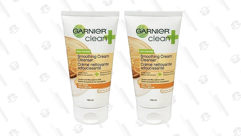 Clean+ Smoothing Cream Cleanser For Dry Skin (2-Pack) | $9 | Daily Steals | Use code KINJA2